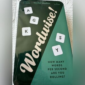 Wordwise! Dice Game – Fun Dice Game for Kids, Family Game Storage Tin Brand New